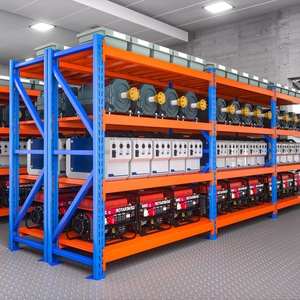 Prateleiras de Armazenamento Ajustáveis de Aço de Alta Resistência, Suporta até 600kg/Camada, Personalizáveis <span class=keywords><strong>para</strong></span> Armazém - Product Image 2