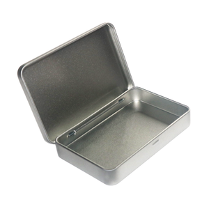 Tùy chỉnh hình chữ nhật bản lề nắp hộp thiếc cho sử dụng khác nhau món quà nhỏ bao bì lớn trà lưu trữ Pet Nguồn cung cấp hộp thiếc - Product Image 4