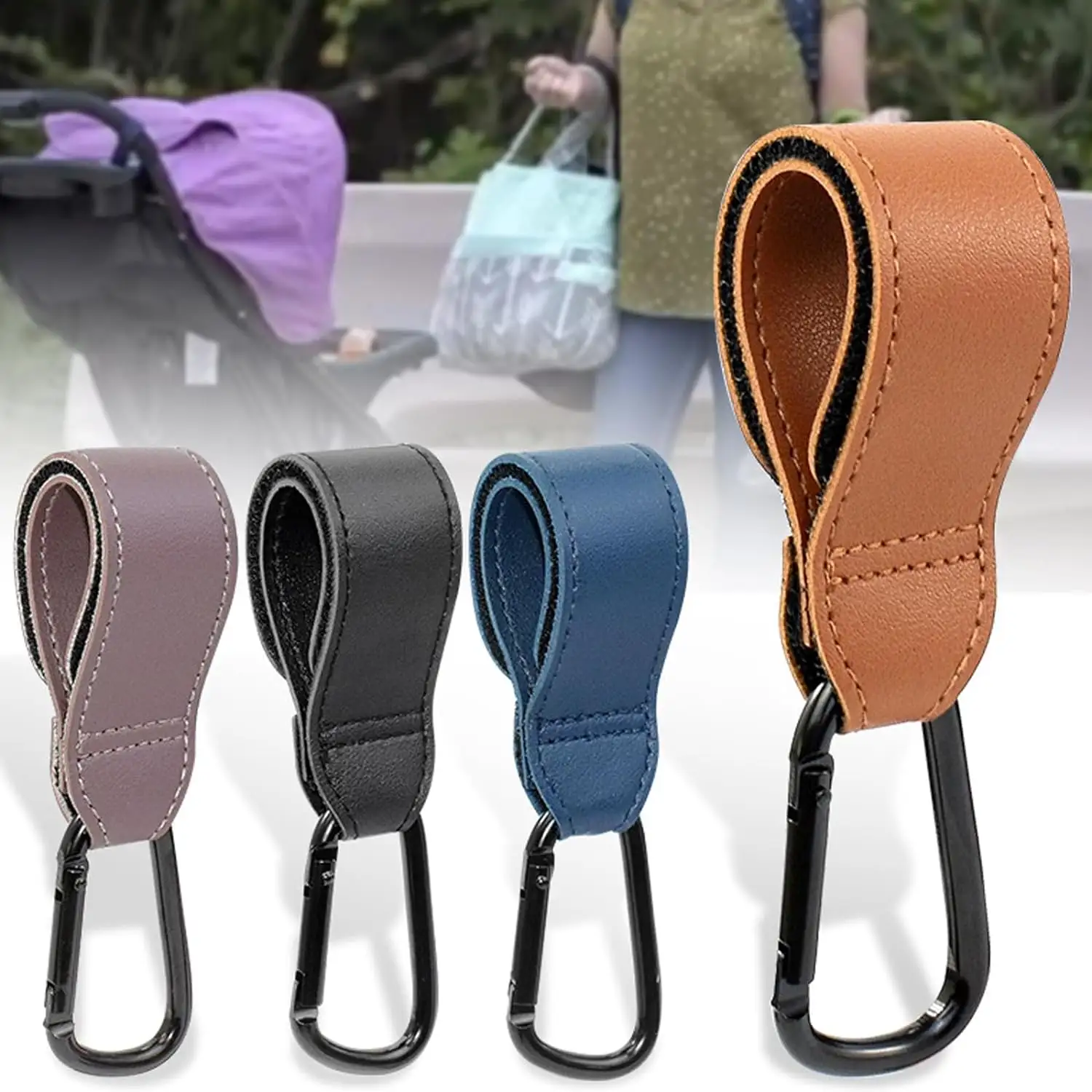 Accessori per passeggino Organizer gancio clip per passeggino universale ganci per passeggino per borse