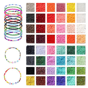 Perles de verre de 2 mm très demandées, perles dispersées personnalisées, accessoires de bijoux DIY, ensemble de perles de riz - Product Image 5