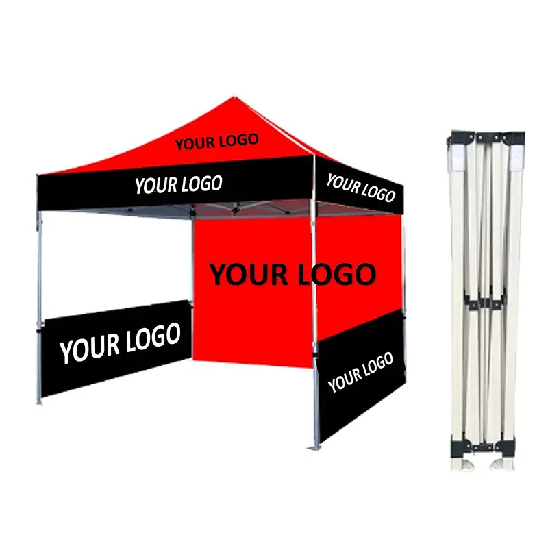 600D Oxford Material Durable Easy Pop Custom Canopy tienda de eventos publicitarios para publicidad Trade Show Market
