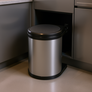 HAILO - Cubo de Basura Integrado Compact-Box M de Acero Inoxidable para Cocina - Product Image 3