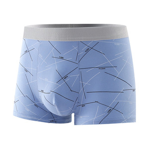 Boxers pour hommes en polyester tricoté avec logo personnalisé, plusieurs couleurs, fabrication directe, sous-vêtements pour hommes pas chers - Product Image 4