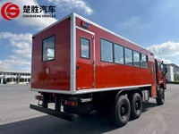 Autobus lourd Shacman 6x6, 28 places, climatisation au toit, chauffage diesel, navette pour le transport de personnel