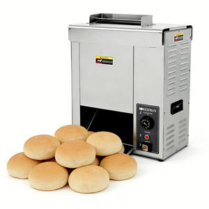 <span class=keywords><strong>Grille</strong></span>-<span class=keywords><strong>pain</strong></span> commercial pour pains à burger en acier inoxydable de qualité alimentaire avec bande transporteuse antiadhésive et corps facile à nettoyer pour une hygiène optimale - Product Image 1