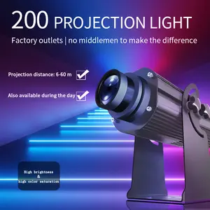 High-Power 200W Rotary Led Verlichting Voor Reclame Indoor Decoratie Gobo Logo Projector Lamp