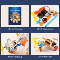 Véhicule Éolien Électrique DIY : Jouets Éducatifs STEM pour Enfants, Projets Scientifiques et d'Ingénierie Ludiques pour l'Apprentissage des Enfants
