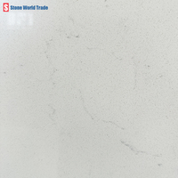 Carrelage de sol en porcelaine de quartz artificiel imperméable grand format, design moderne blanc pur, pierre frittée, pour extérieur, chambre et salle de bain