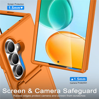 Casing HP Model Dompet Populer untuk Samsung Z Fold 8 Ultra 8 6 7 Flip dengan Slot Kartu, Perlindungan Engsel Penuh, dan Penyangga
