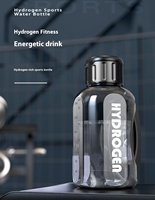 2026 Direct usine Générateur d'hydrogène USB en plastique avec batterie, Bouteille d'eau hydrogénée riche en H2 PEM type tasse/bouilloire 1,5 Litre
