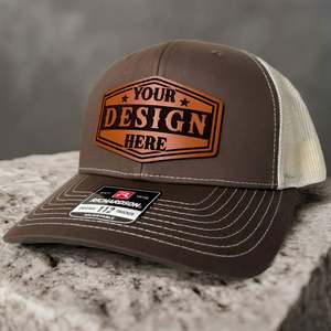 Chapeaux de camionneur WESPORTS à 6 panneaux avec logo personnalisé style Richardson en maille noire unie Gorras avec broderie 3D pour l'été et l'hiver - Product Image 4