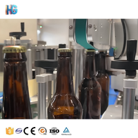 Machine de remplissage automatique 3 en 1 pour bouteilles en verre, ligne d'embouteillage haute vitesse pour boissons gazeuses, pour usine de boissons non alcoolisées