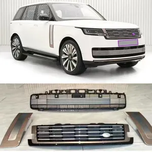 For Range Rover Vogue 2023 SV Style L460 Front Bumper Grille Fender Molding Trim