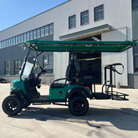 Voiturette de golf 2+2 places à prix d'usine, batterie au lithium, 4 places, puissance élevée, navigation GPS, autonomie de 100 km, à vendre