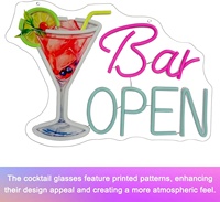Enseigne néon personnalisée pour bar, livraison rapide, design gratuit