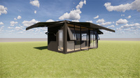 Contenitore marittimo personalizzato commerciale 20ft 40ft food bar cafe Shipping Sea Container coffee shop store