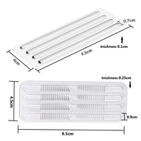 Sangles de maintien pour talons de chaussures, inserts invisibles en gel de silicone pour talon, coussinets de protection transparents pour pieds
