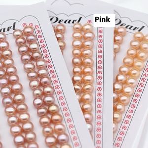 Hạt ngọc trai nước ngọt tự nhiên nuôi cấy, dạng nút, rời, 5-8mm, 3A, bán buôn, hàng thật, tự làm - Product Image 4