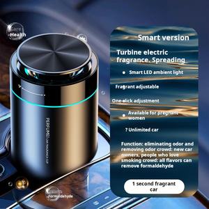 Lussuoso veicolo elettrico profumatore in lega profumatore diffusore di illuminazione ambientale per auto solida fragranza olio aromaterapia - Product Image 3