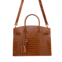 Sacs à main pour femmes en cuir PU imitation crocodile, tendance, marque privée, vente en gros, sacs fourre-tout pour femmes, sacs à main de luxe personnalisés