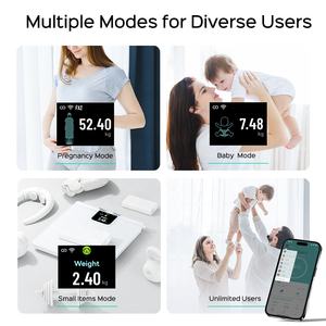 Timbangan Berat Badan Pintar untuk Dewasa, Analisa Komposisi Tubuh, Penghitung Kalori, Akurat, dengan Fungsi Aplikasi Wi-Fi, dan Layar Temper. - Product Image 4