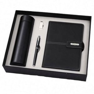 Artículos Promocionales al por Mayor, Cuaderno Personalizable, Diario, Termo, Set de Regalo con Cuaderno, Bolígrafo y Botella de Agua - Product Image 1