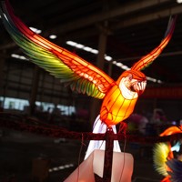 Farol Chino Grande Personalizado con Luces para Decoración de Eventos Nocturnos en Interiores y Exteriores, Faroles con Temática de Animales