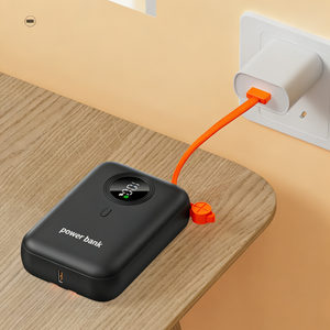 Chargeur portable personnalisé LOGO PD22.5W à charge <span class=keywords><strong>super</strong></span> rapide, batterie externe de grande capacité 10000mAh avec câbles pour cadeau - Product Image 6