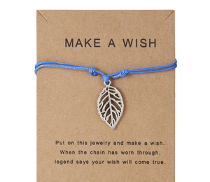 Lettre <span class=keywords><strong>d</strong></span>'amour personnalisée Charm faire un vœu bracelets <span class=keywords><strong>en</strong></span> corde rouge femmes Love Heart Birds Leaf bracelets sur cartes Cadeaux <span class=keywords><strong>d</strong></span>'amitié - Product Image 2