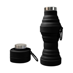 Gobelet d'eau en silicone pour l'extérieur, bouteille d'eau pliable portable pour le sport - Product Image 5
