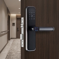 Serrure de porte intelligente, sécurité, numérique, électrique, poignée électronique, numérique, Tuya, Ttlock, avec clés Wifi, Nfc, serrure de porte Wifi intelligente