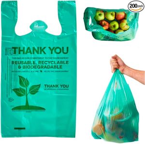 ถุงหดสีเขียว1000ชิ้นใช้ซ้ำได้และใช้แล้วทิ้งกันความชื้นสำหรับธุรกิจขนาดเล็กขายปลีก - Product Image 4