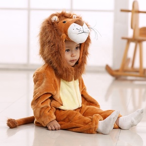Tonwhar Venta caliente niño animal disfraz <span class=keywords><strong>para</strong></span> Halloween León disfraz bebé niños onesie mono - Product Image 3