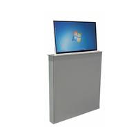Equipo de Pantalla de Monitor Elevable Oculto de Aluminio con Diseño Minimalista, Eléctrico, para Conferencias sin Papel en Oficina con Función de Votación