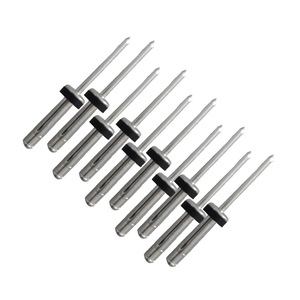 Remaches de aleación de aluminio, paquete de 10, para equipos de exterior, accesorios para barcos, instalación con tornillos - Product Image 4