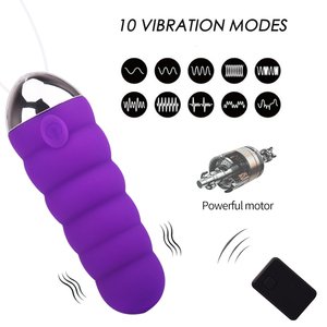 Vibratore all'ingrosso della linea di giocattoli del sesso telecomandato dell'uovo di amore per le donne vibratore dell'uovo di vibrazione civettuola - Product Image 2