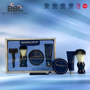 Kit épilation à logo personnalisé de haute qualité, cire et barbe, hydratant, OEM/ODM, avec <span class=keywords><strong>coffret</strong></span> cadeau, accessoires pour <span class=keywords><strong>rasage</strong></span>, 1 pièce - Product Image 2