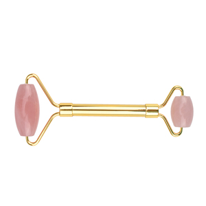 Slimming Massager Roller Gua <span class=keywords><strong>Sha</strong></span> Set Quartz Jade Natural Rose quartz roller Stone customized OEM Box - Product Image 6
