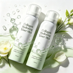 150ml Collagen Facial Toner Mist Hydrating Firming Face <b>Spray</b> For <b>Moisturizing</b> Skin Care Makeup Setting OEM - Product Image 6