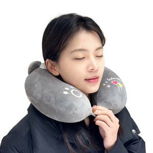 Phim Hoạt Hình Dễ Thương Động Vật Con Chó Bộ Nhớ Bọt Du Lịch Gối Ghế Đệm Thắt Lưng Hỗ Trợ Trở Lại Phần Còn Lại Gối Đặt Cho Văn Phòng - Product Image 2