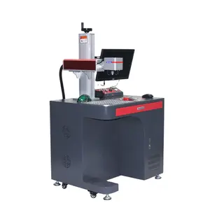 30W Automatic QR code Barcode Laser Marking Machine Marker Printer For Plastic Bag Package