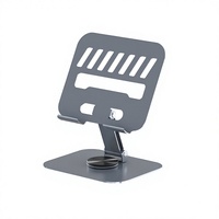 Nouveau support de tablette de bureau en métal Dream Kacher, réglable, 15 pouces, support de bureau, rotation à 360 degrés, support pour ordinateur portable