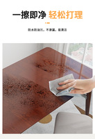 Film PET transparent auto-adhésif étanche à l'huile et à la chaleur Panneaux muraux de protection de meubles pour table et meubles