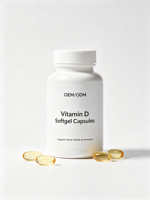 Capsules de vitamine D de qualité supérieure pour soutenir le système immunitaire et favoriser la santé des os et des muscles, fabrication GMP, vente en gros OEM