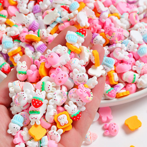 Accessori Fai-da-Te a Forma di Coniglio Cartoon e Gelato con Cuori e Cupcake - Product Image 1