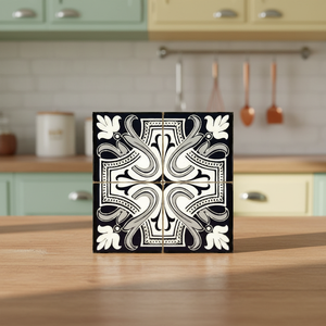 Sous-verres carrés <span class=keywords><strong>en</strong></span> céramique de haute qualité au design contemporain, avec base <span class=keywords><strong>en</strong></span> liège, absorbant l'humidité, séchant, résistants à la chaleur, personnalisables <span class=keywords><strong>pour</strong></span> déménagement à domicile - Product Image 2