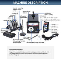 Machine à polir et à graver pour bijoux en or et argent, bagues de mariage, 220V/110V 0.12kW, garantie 1 an