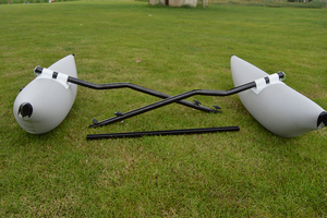 Buona qualità portatile gonfiabile galleggiante d'acqua barca stabilizzatore doppio Kayak stabilizzatore equilibrio Kayak PVC acqua galleggiante - Product Image 6