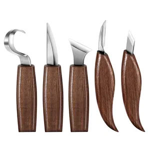 Houtsnijwerk Mes Beitel Houtbewerking Cutter Hand Tool Set Lột Houtsnijwerk Sculpturale Lepel Khắc Cắt