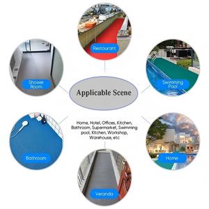Alfombra Antideslizante <span class=keywords><strong>de</strong></span> PVC, Alfombra <span class=keywords><strong>de</strong></span> Plástico Impermeable para Baño, Piscina, Área Húmeda, Alfombra Zigzag - Product Image 6